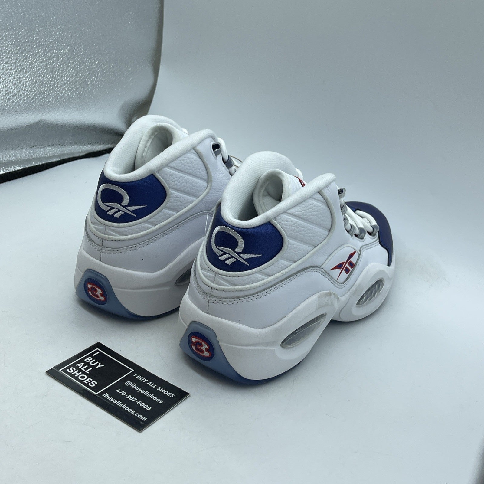 Size 9 - Reebok Question 2022 Mid Blue Toe (GX0227)