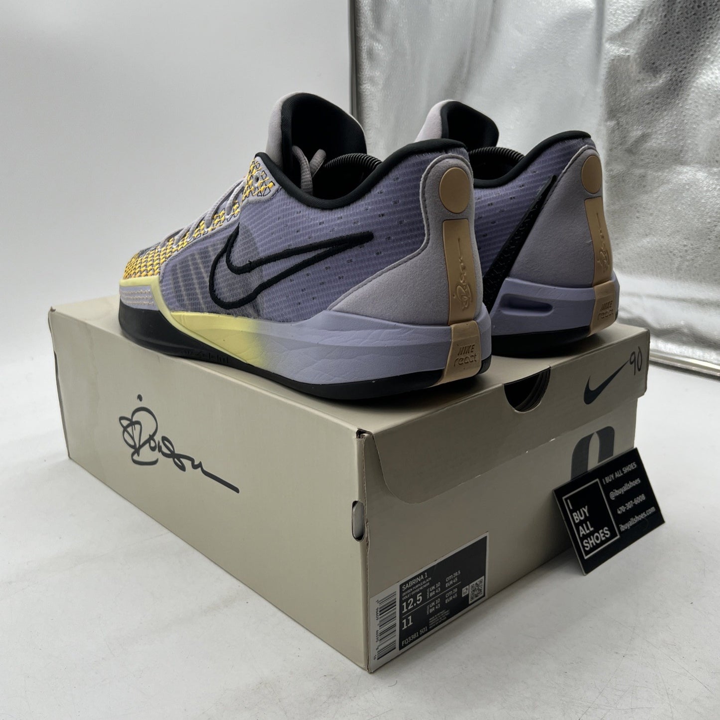 Size 12.5 - Nike Sabrina 1 Spark W (FQ3381-501)