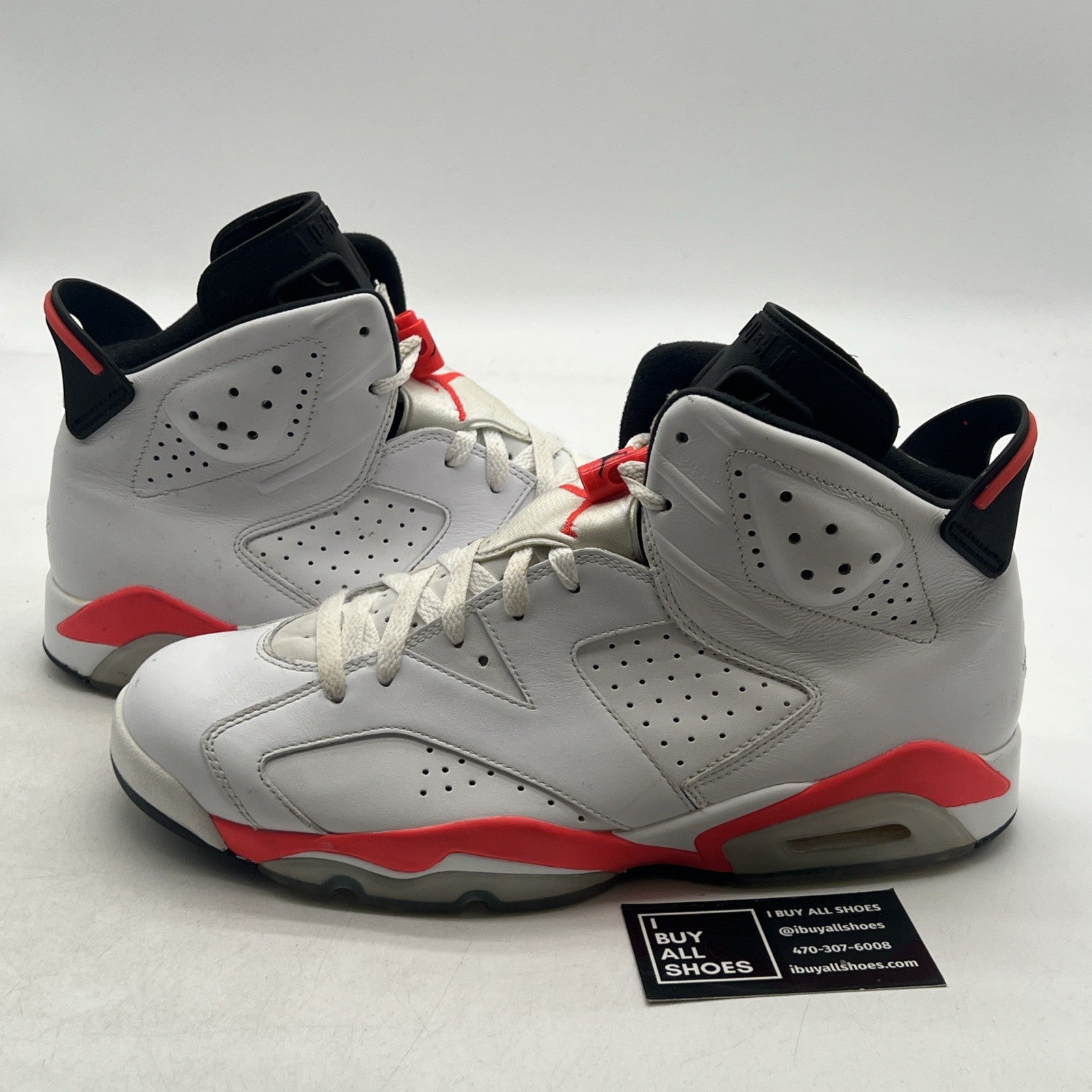 Size 11 - Air Jordan 6 Retro 2014 White Infrared (384664-123)