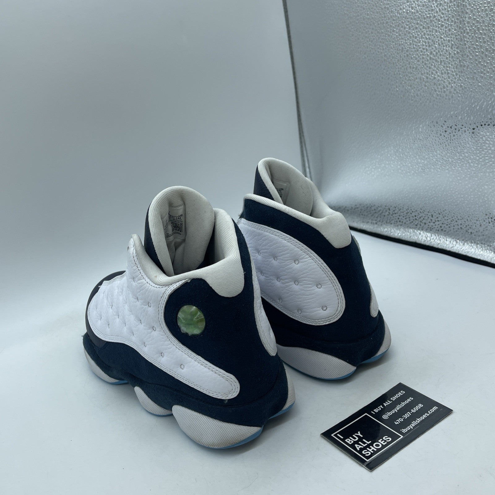 Size 11 - Jordan 13 Retro Obsidian Blue White Suede Leather (414571-144)