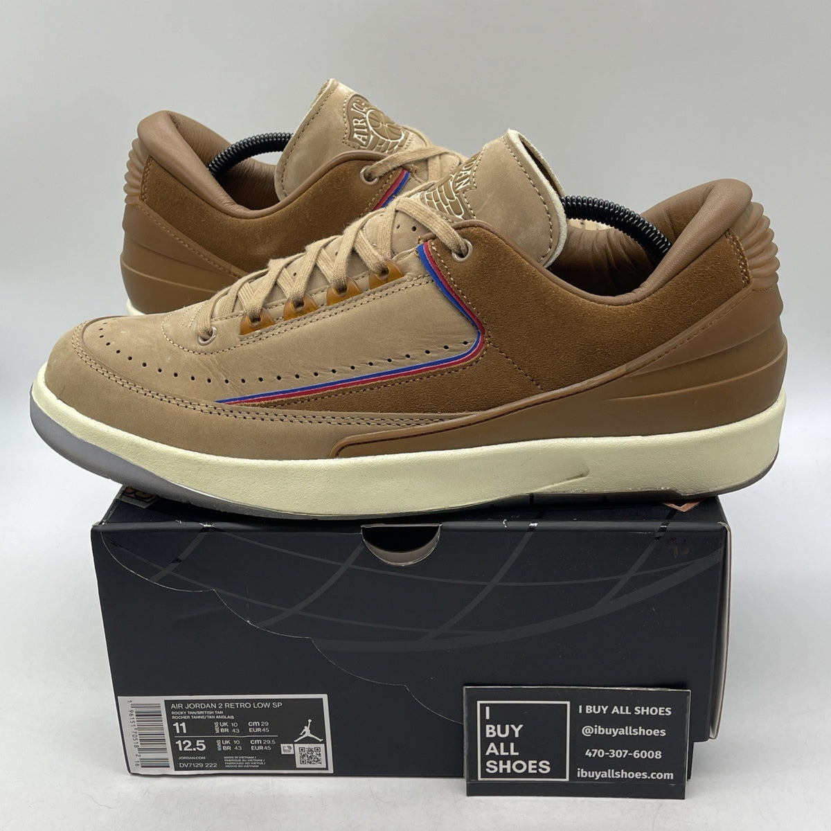 Size 11 - Nike Air Jordan 2 Retro Low SP TWO 18 DETROIT (DV7129-222)