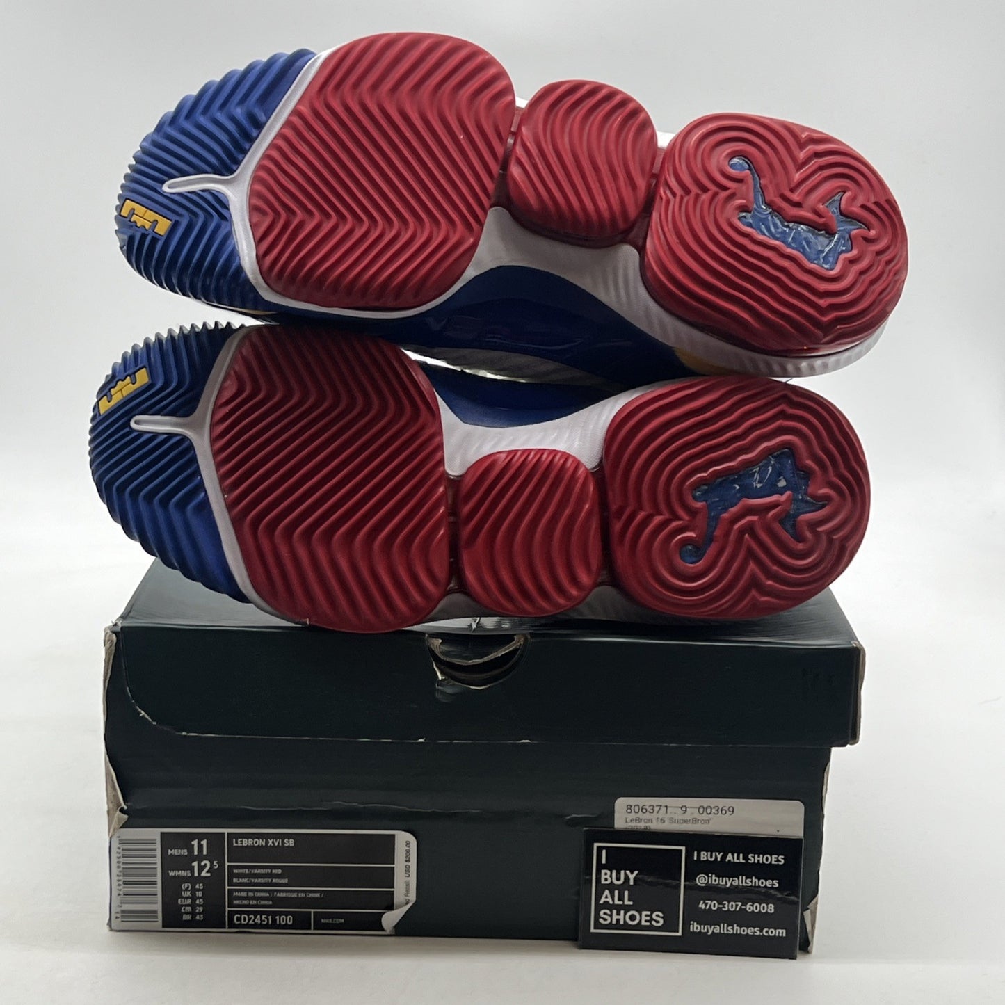 Size 11 - Nike LeBron 16 SuperBron (CD2451-100)