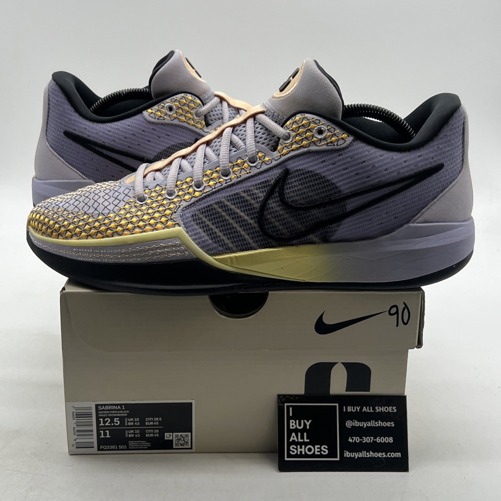 Size 12.5 - Nike Sabrina 1 Spark W (FQ3381-501)