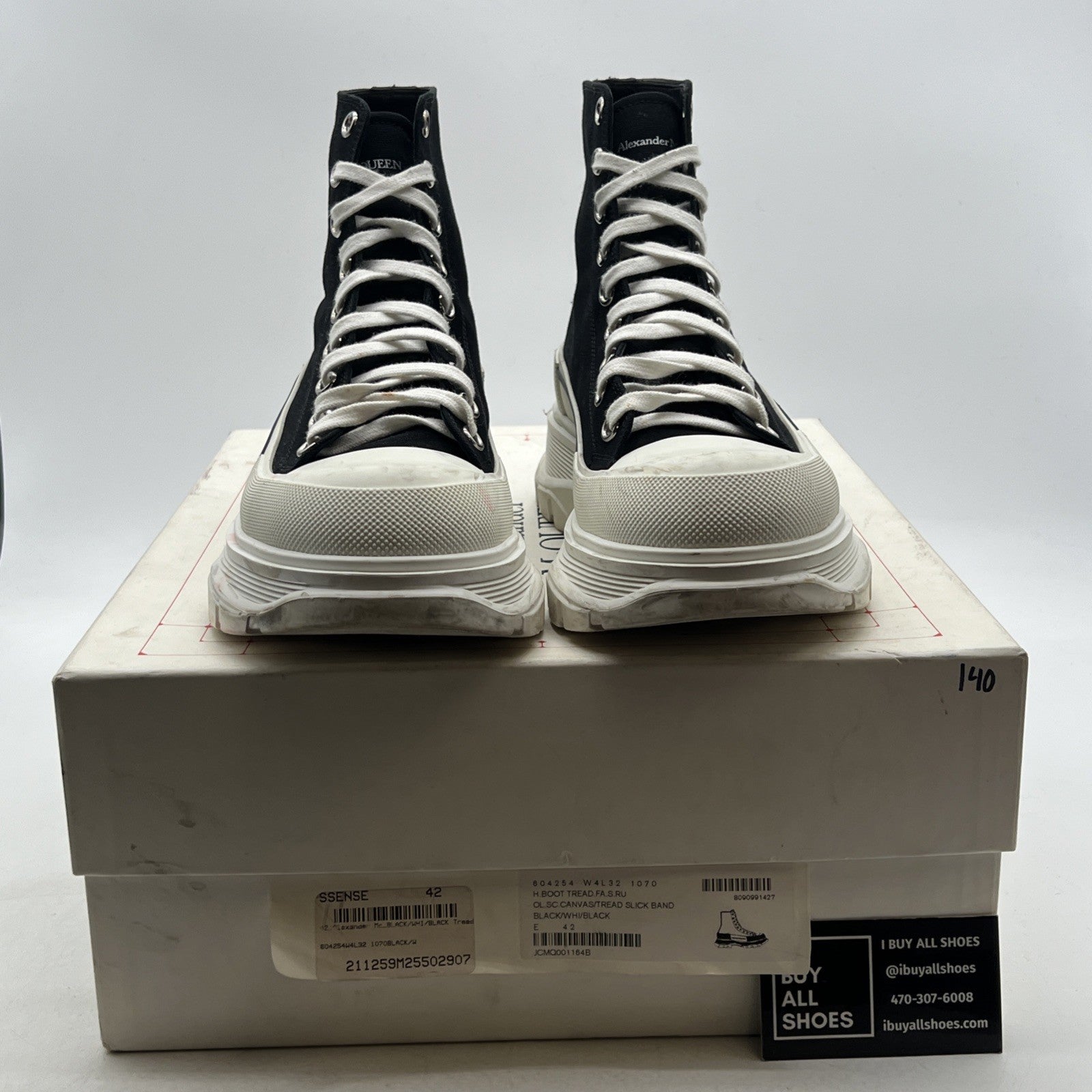 Size 42 - Alexander McQueen Tread Slick Boots Men's