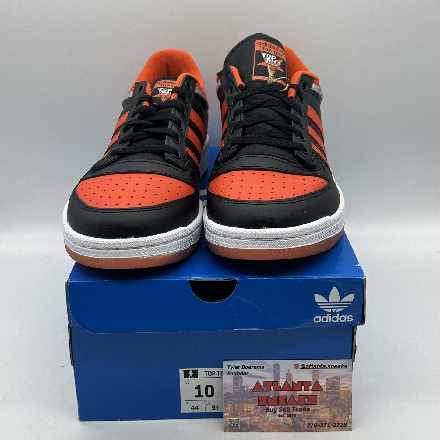 Size 10 - adidas Top Ten Low Shattered Backboard Brand New Og All