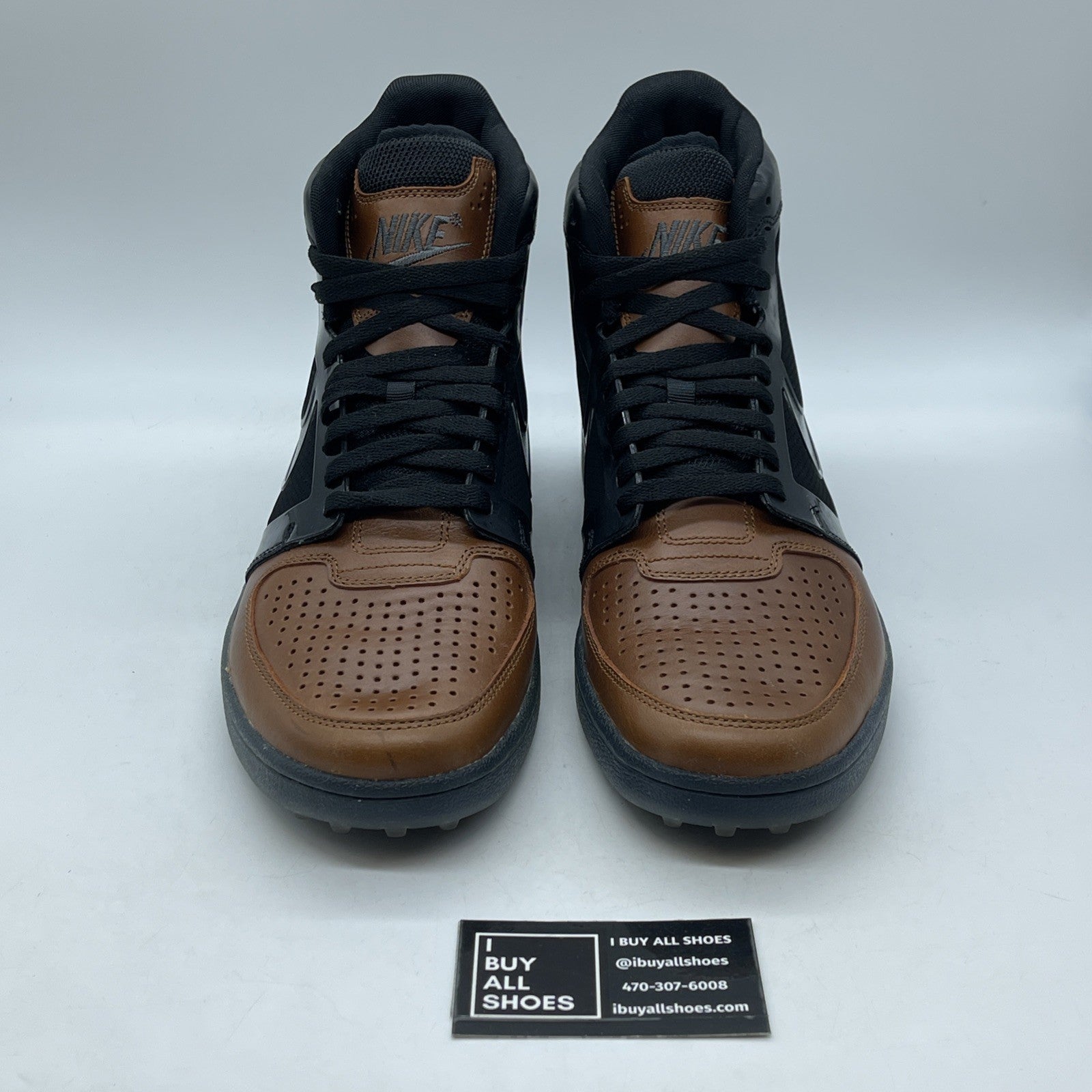 Size 13 - Nike Trainer Clean Sweep Premium Black Russet Black (536852-011)
