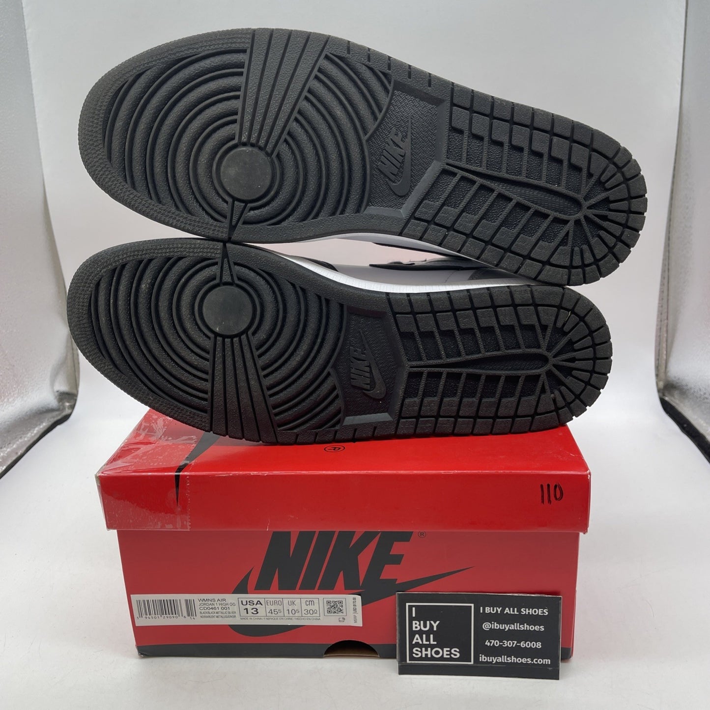 Size 13 - Air Jordan 1 High OG Metallic Silver (CD0461-001)