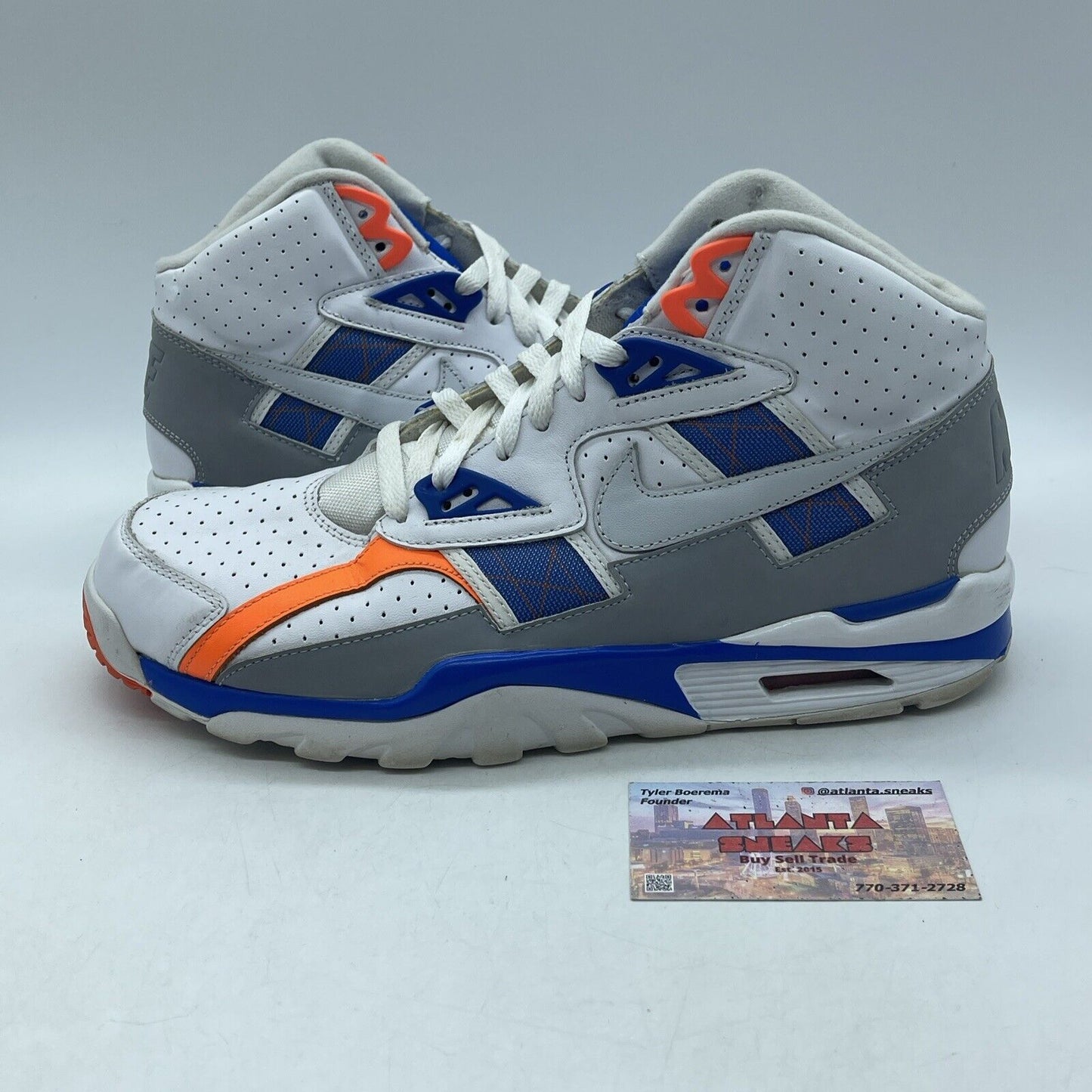 Size 10.5 - Nike Air Trainer SC High Reverse Auburn Leather Suede (302346-122)