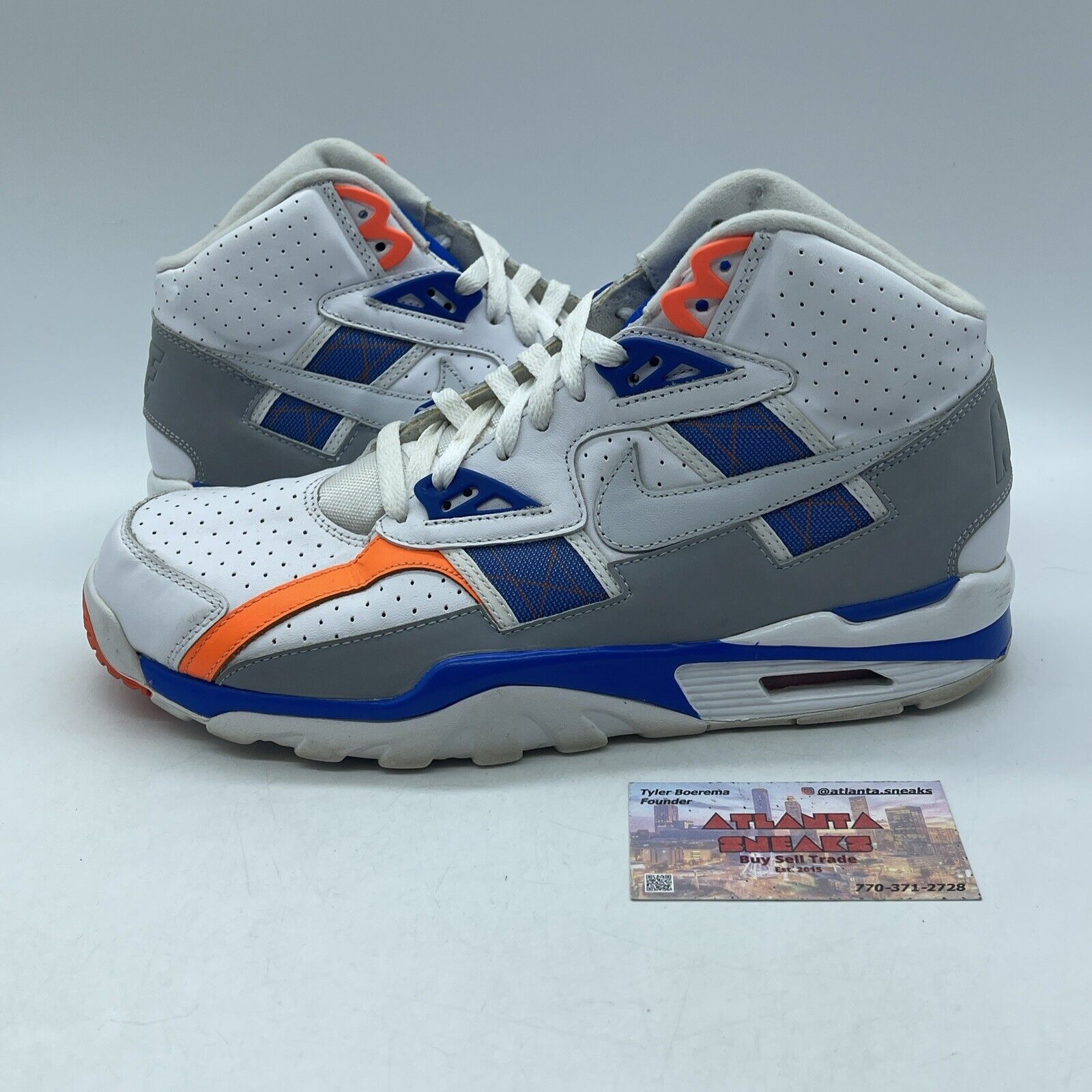 Size 10.5 - Nike Air Trainer SC High Reverse Auburn Leather Suede (302346-122)