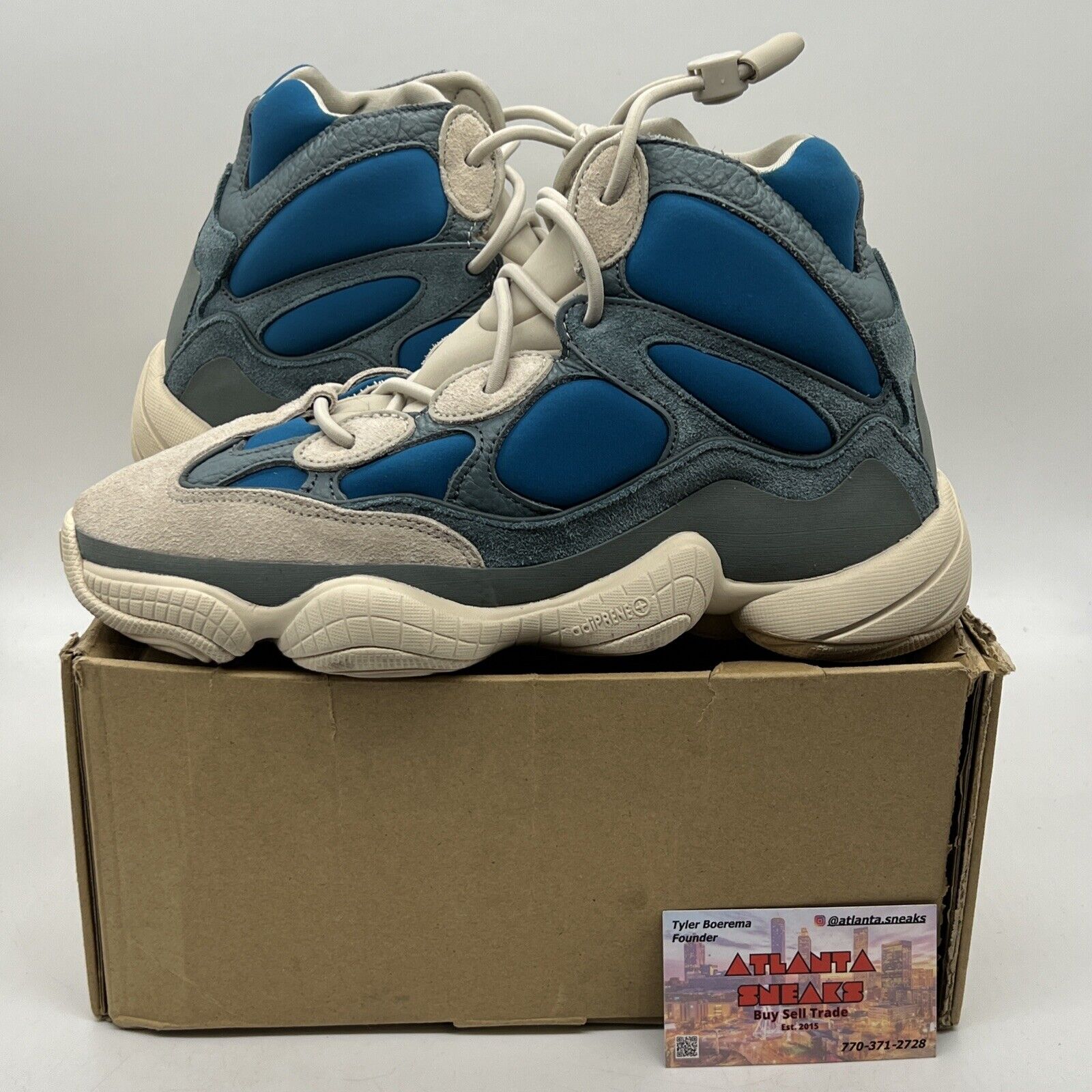 Size 8.5 - adidas Yeezy 500 High Frosted Blue (GZ554)