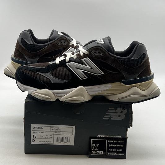 Size 13 - New Balance 9060 Brown Black (U9060BRN)