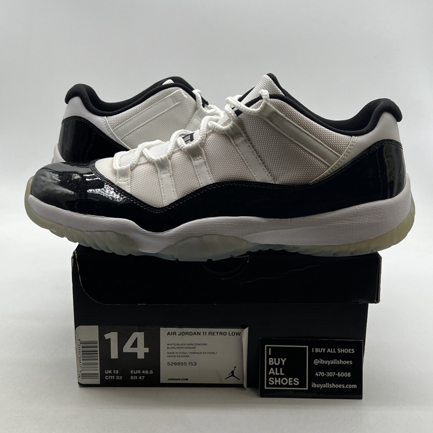 Size 14 - Air Jordan 11 Retro Low Concord (528895-153)