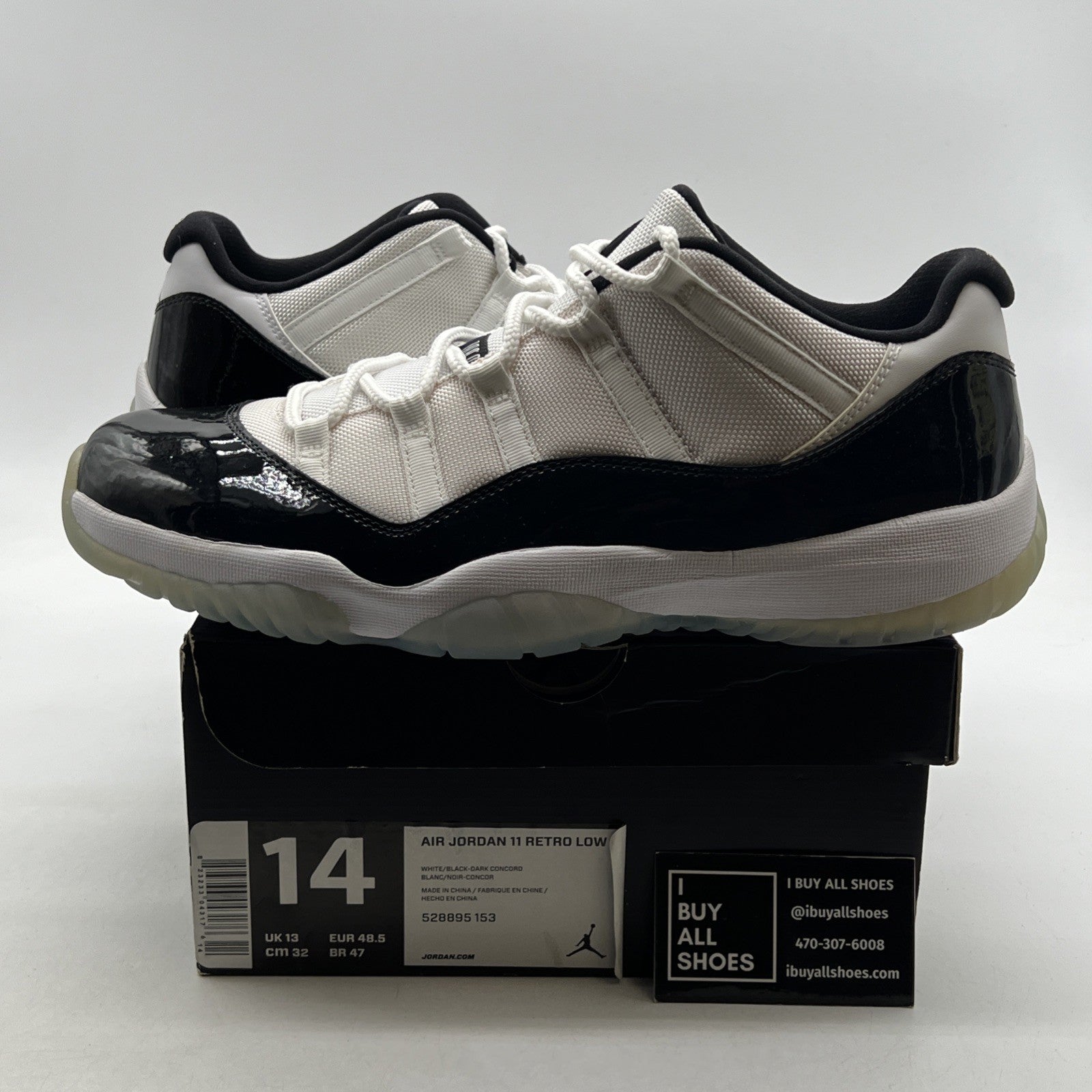 Size 14 - Air Jordan 11 Retro Low Concord (528895-153)