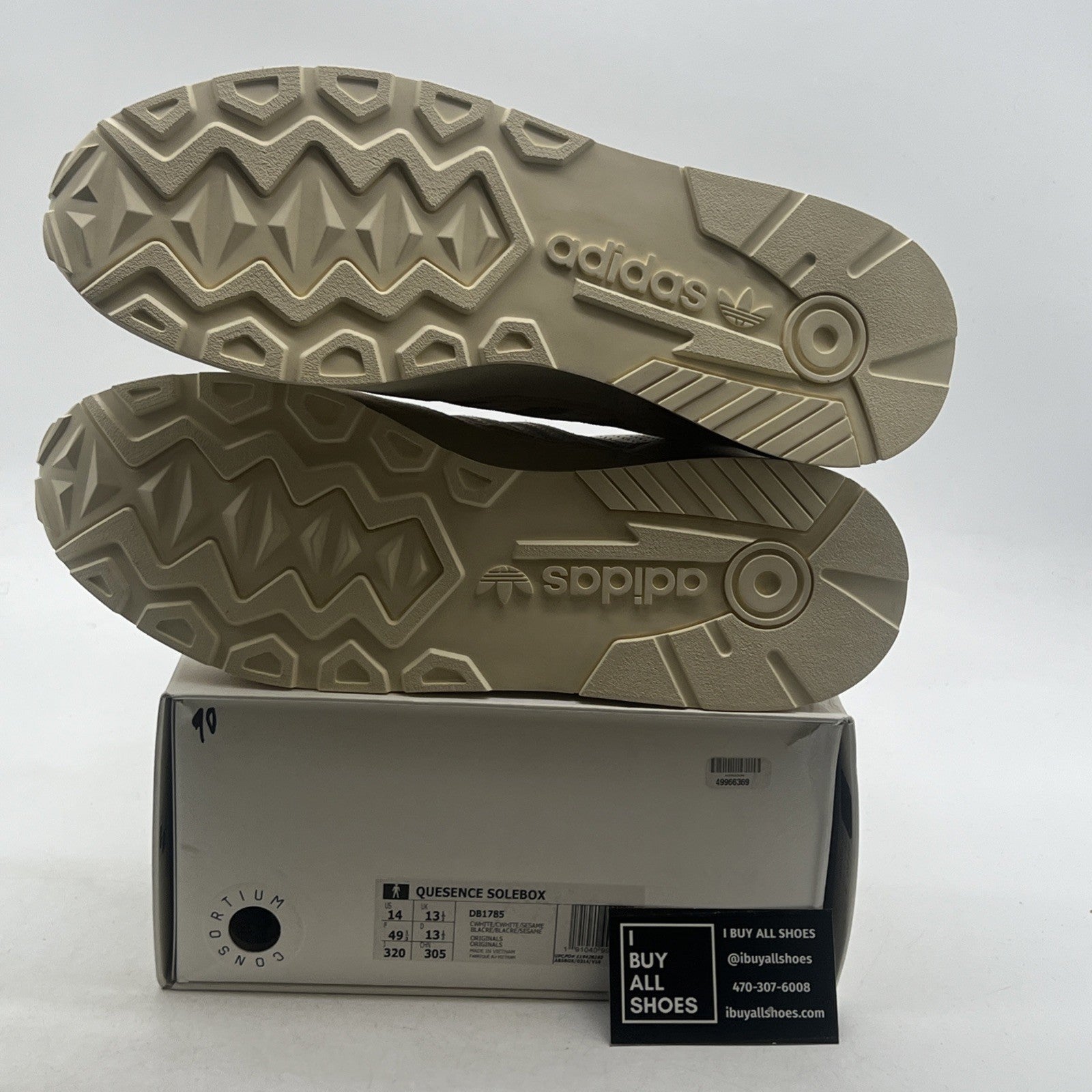 Size 14 - adidas Solebox x Quesence Italian Leathers Pack (DB1785)