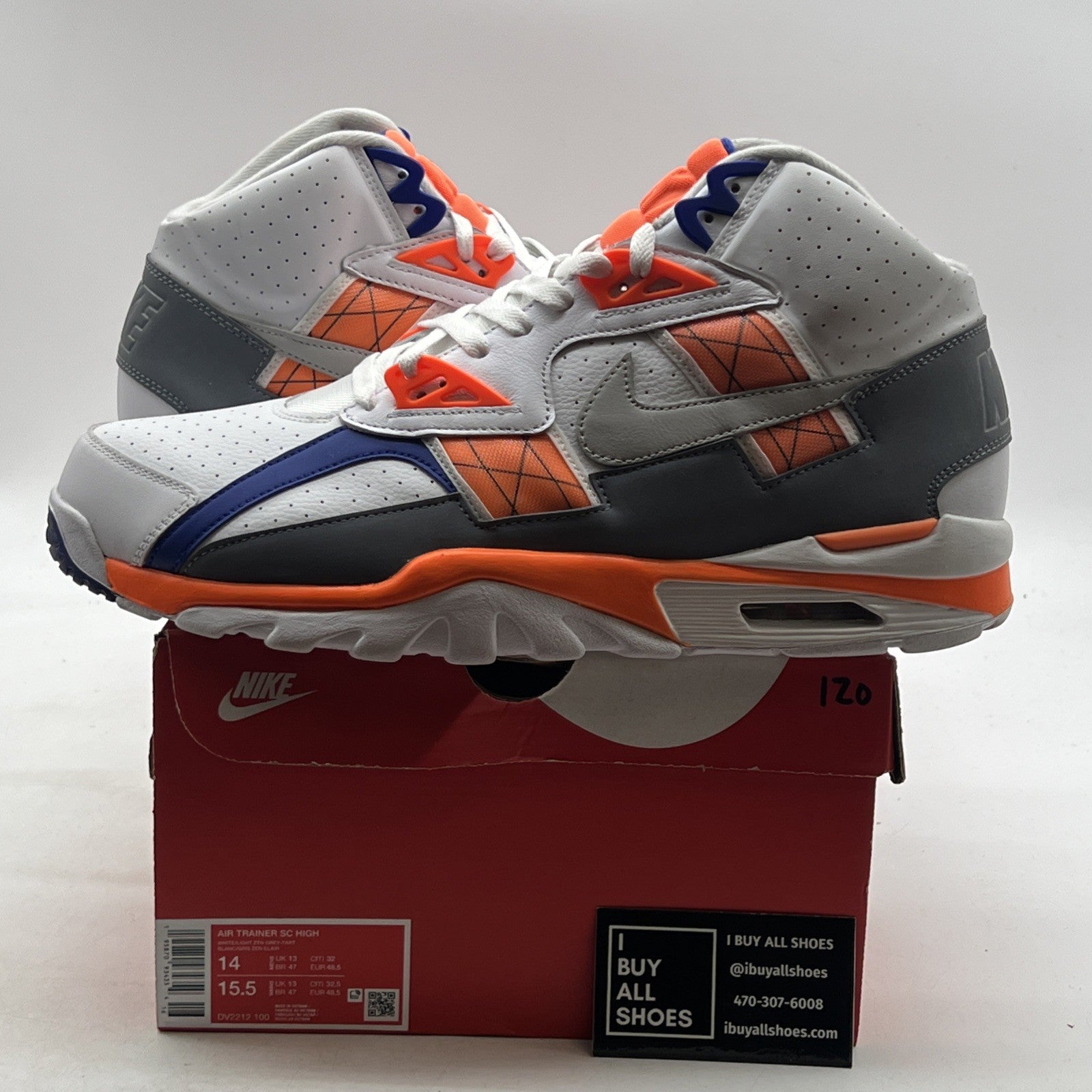 Size 14 - Nike Air Trainer SC High Auburn (DV2212-100)