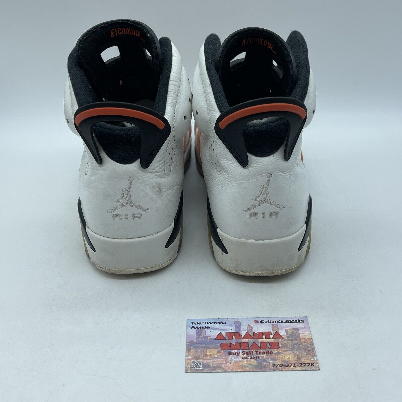 Size 10.5 - Air Jordan 6 Retro Gatorade Orange Suede White Leather (384664-145)