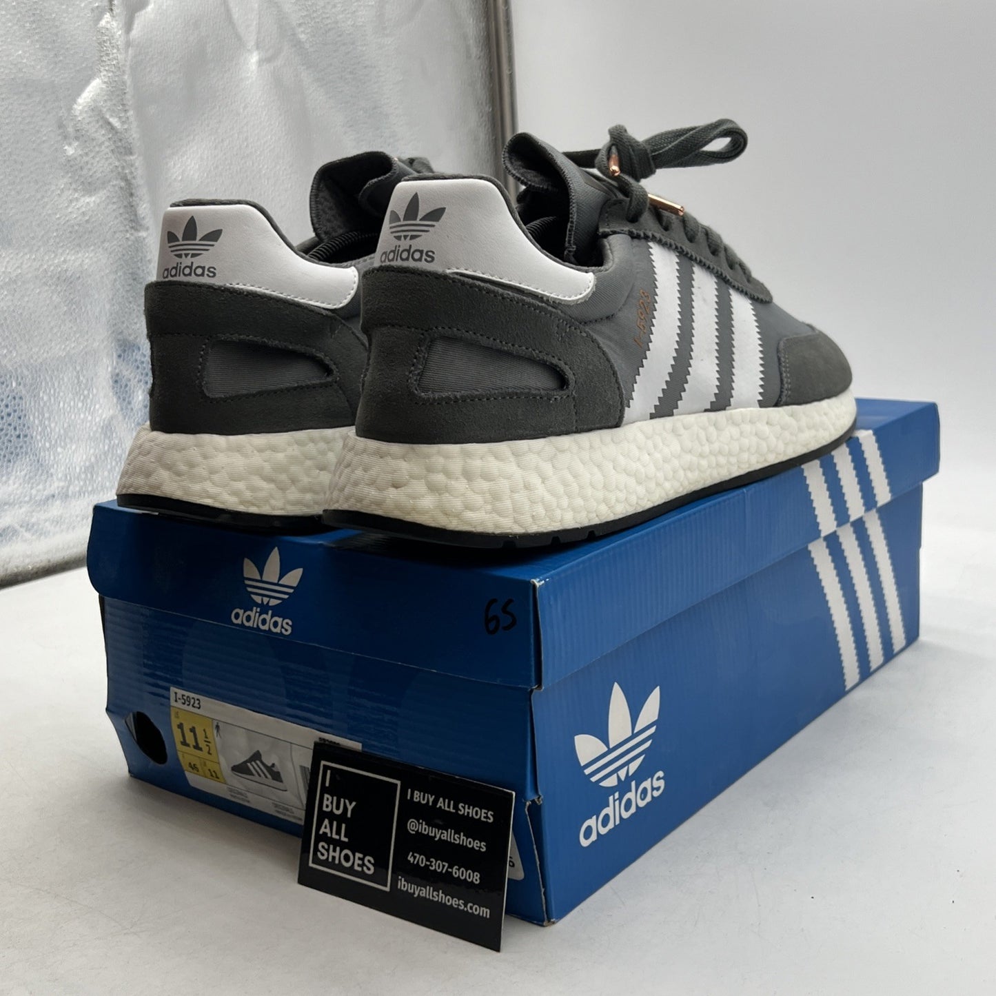 Size 11.5 - Adidas Iniki Runner Vista Grey (BB2089)