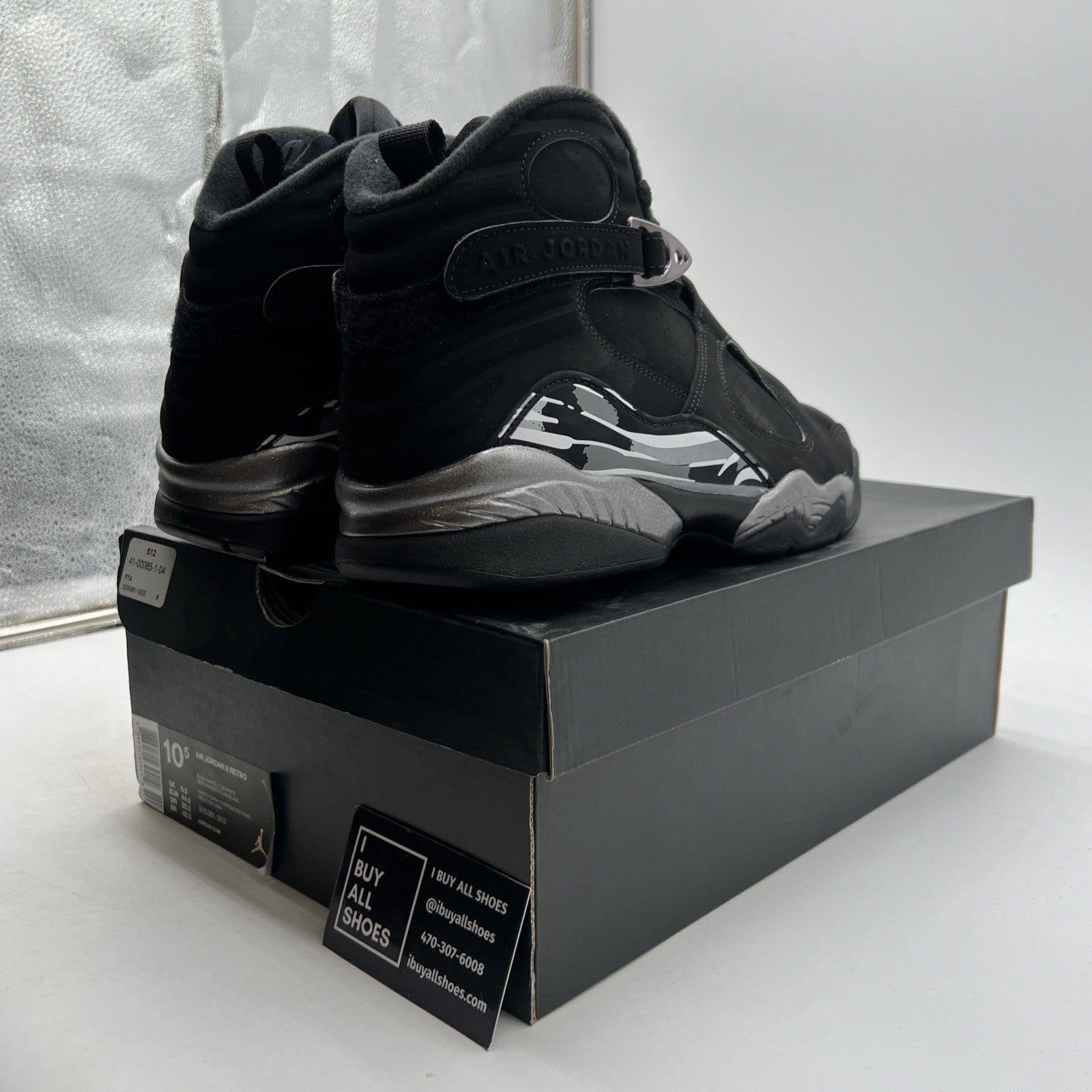 Size 10.5 - Air Jordan 8 Retro 2015 Chrome (305381-003)