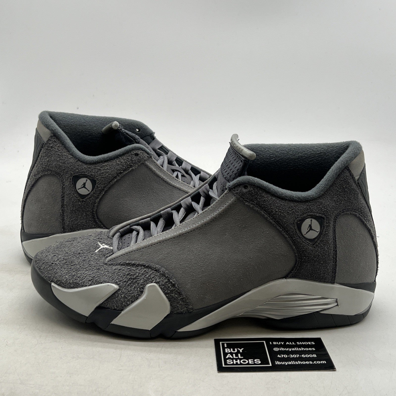 Size 11.5 - Air Jordan 14 Retro Flint Grey Stealth (FJ3460-012)