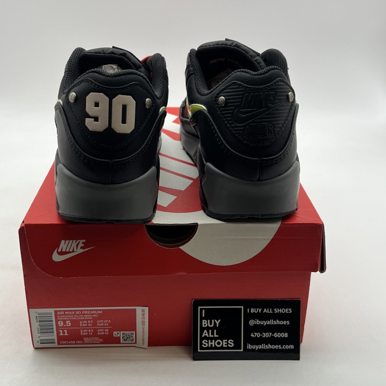 Size 9.5 - Nike Air Max 90 New York - City Pack (CW1408-001)