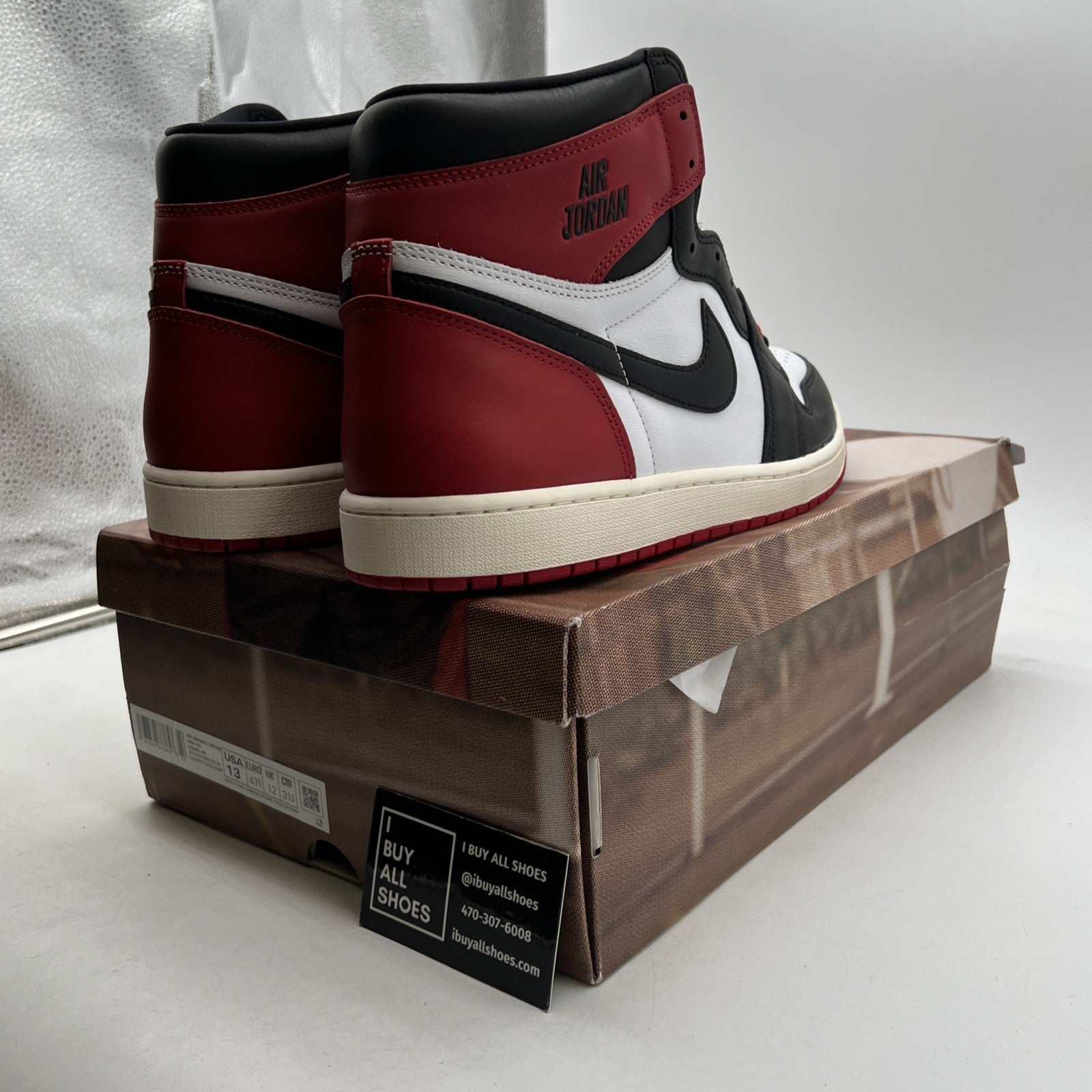 Size 13 - Air Jordan 1 Retro OG High Black Toe Reimagined (DZ5485-106)