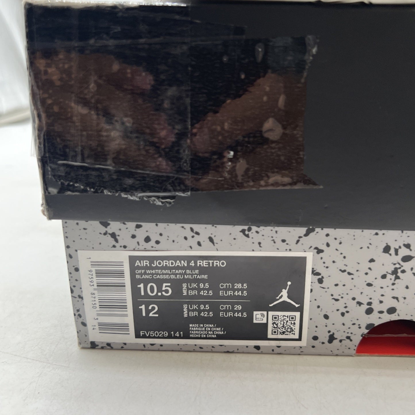 Size 10.5 - Air Jordan 4 Retro 2024 Military Blue (FV5029-141)
