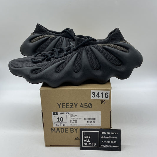 Size 10 - adidas Yeezy 450 Dark Slate Black Grey Suede (GY5368)