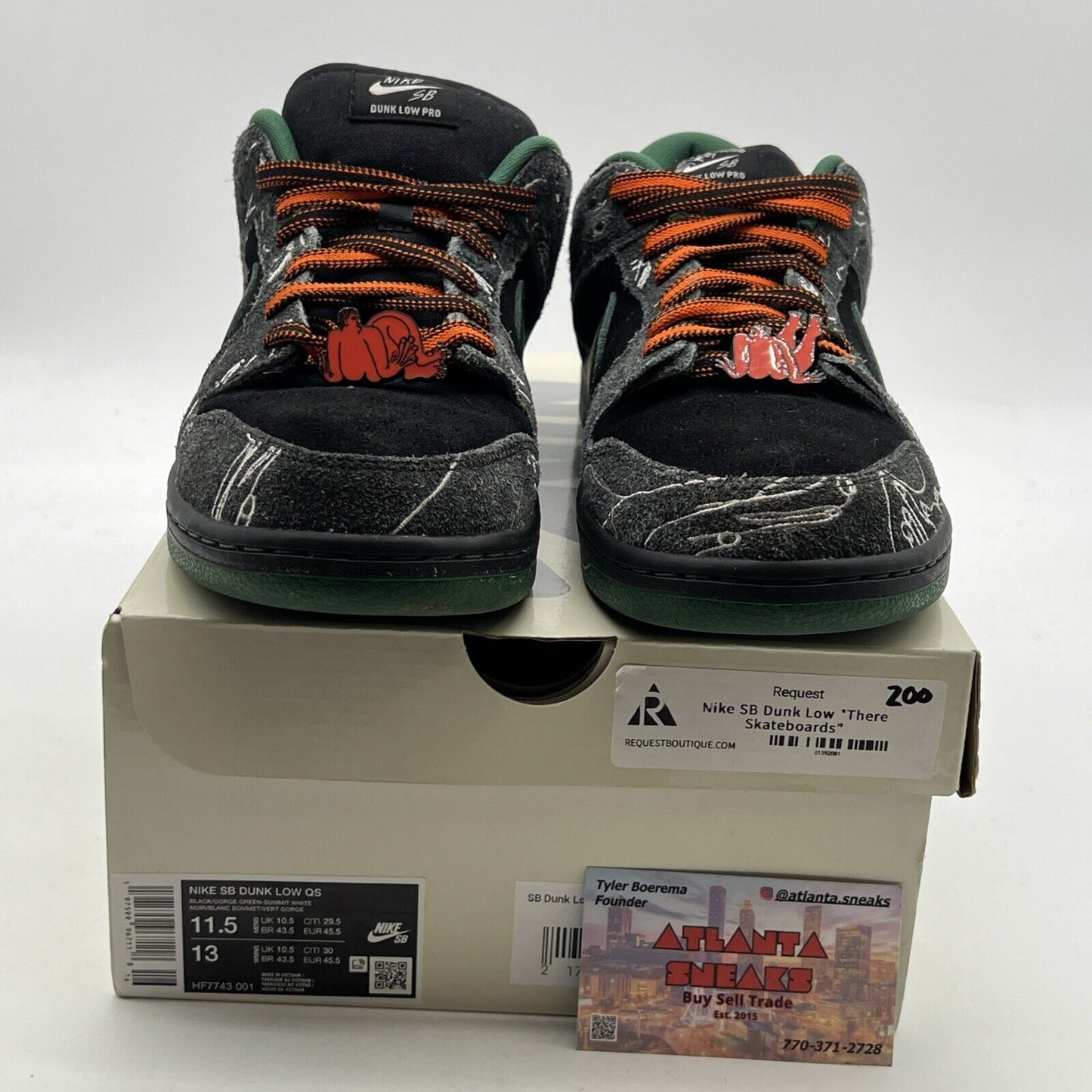Size 11.5 - Nike THERE Skateboards x Dunk SB Low Ultra Humanized (HF7743-001)