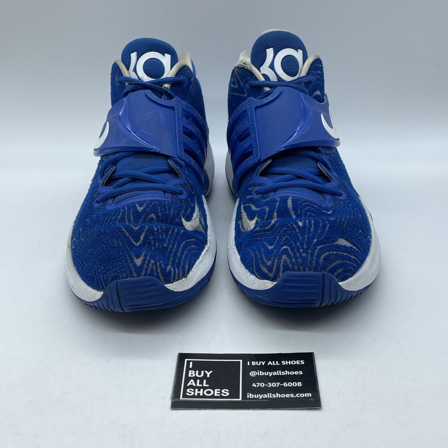 Size 11.5 - Nike KD 14 TB Game Royal Blue White Suede Leather (DA7850-400)