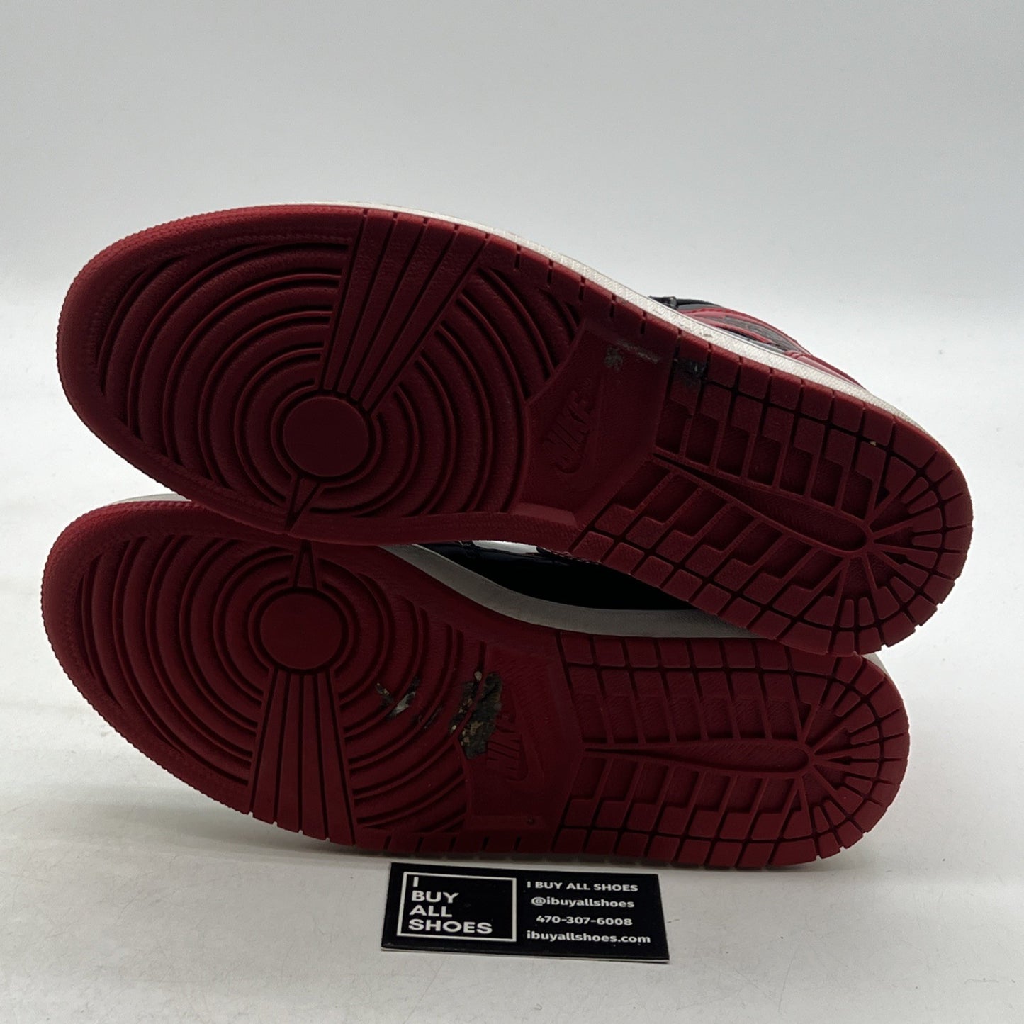 Size 9.5 - Air Jordan 1 Retro OG High Patent Bred (555088-063)