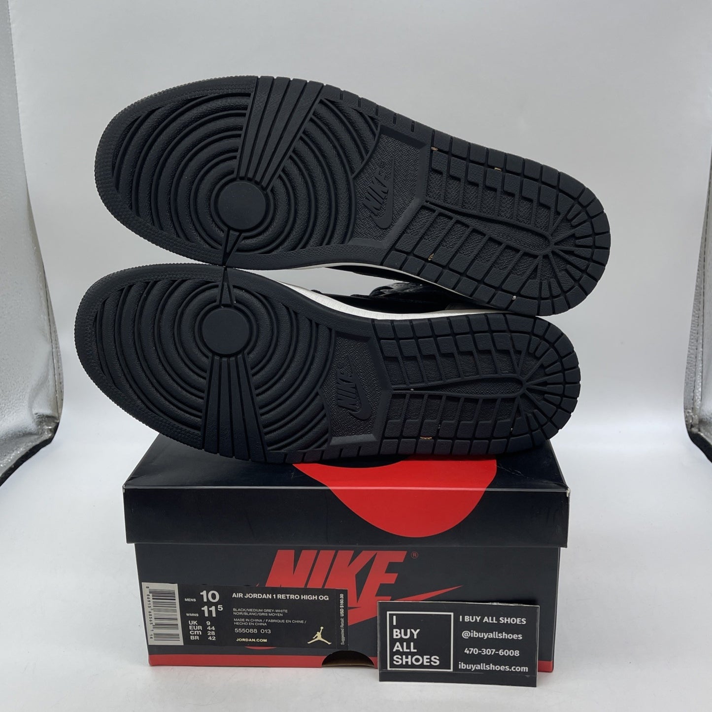 Size 10 - Air Jordan 1 Retro OG High Shadow (555088-013)