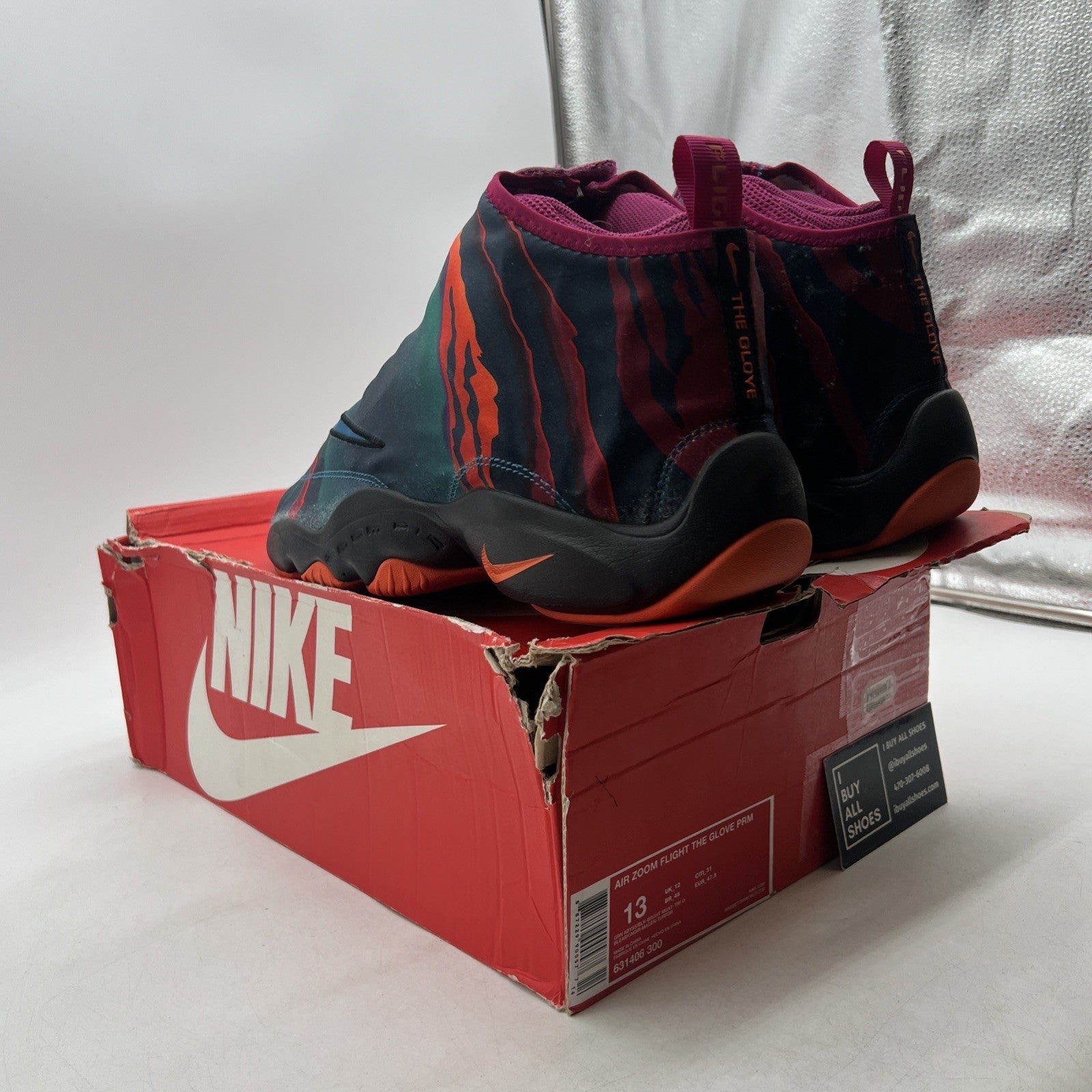 Size 13 - Nike Air Zoom Flight The Glove Prm Tech Challenge (631406-300)