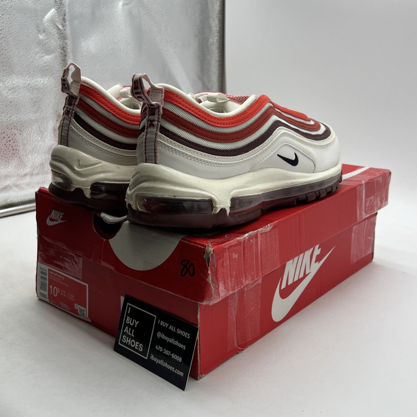 Size 10.5 - Nike Air Max 97 Dark Team Red (FN6957-101)