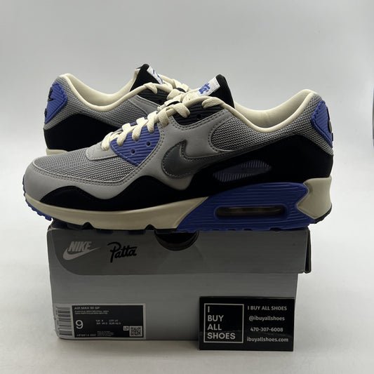 Size 9 - Nike Patta x Air Max 90 SP Sapphire (HF8814-002)