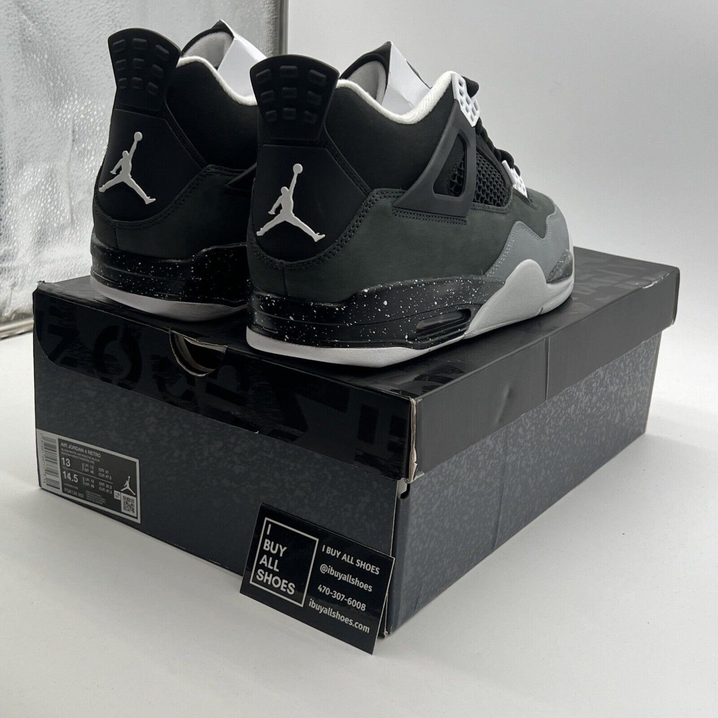 Size 13 - Air Jordan 4 Retro 2024 Fear (FQ8138-002)