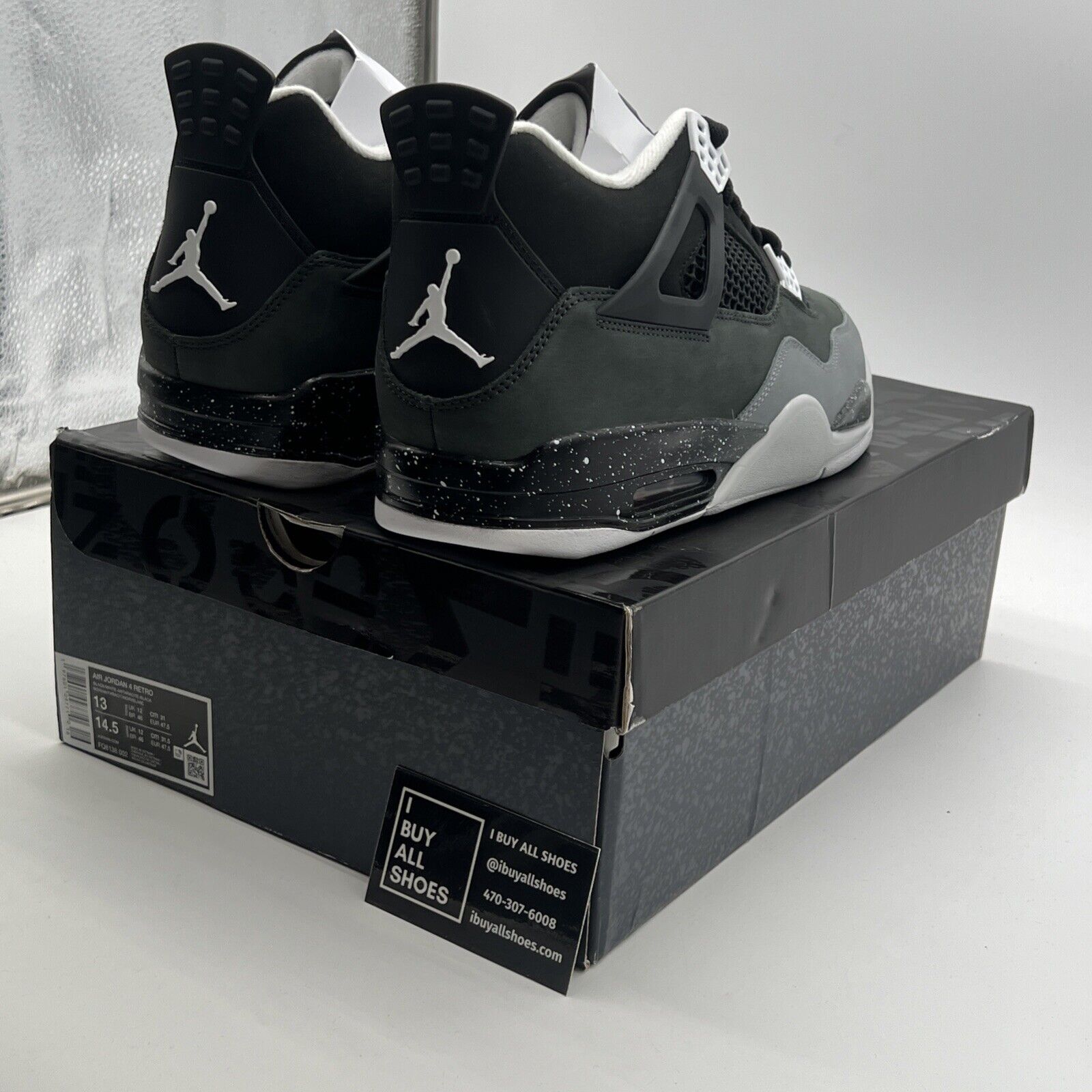 Size 13 - Air Jordan 4 Retro 2024 Fear (FQ8138-002)