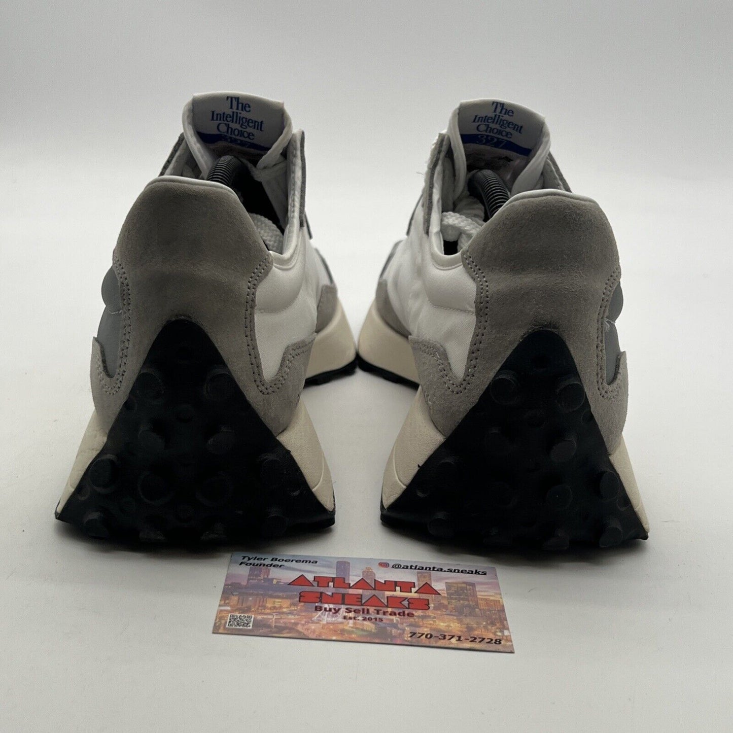 Size 11 - New Balance MS327LAB Men's Gray/White Logo Sneakers