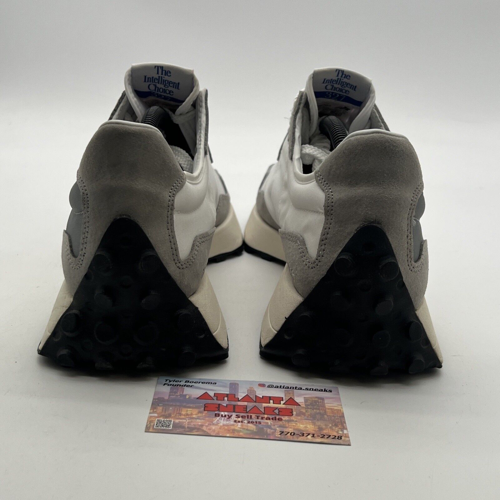 Size 11 - New Balance MS327LAB Men's Gray/White Logo Sneakers