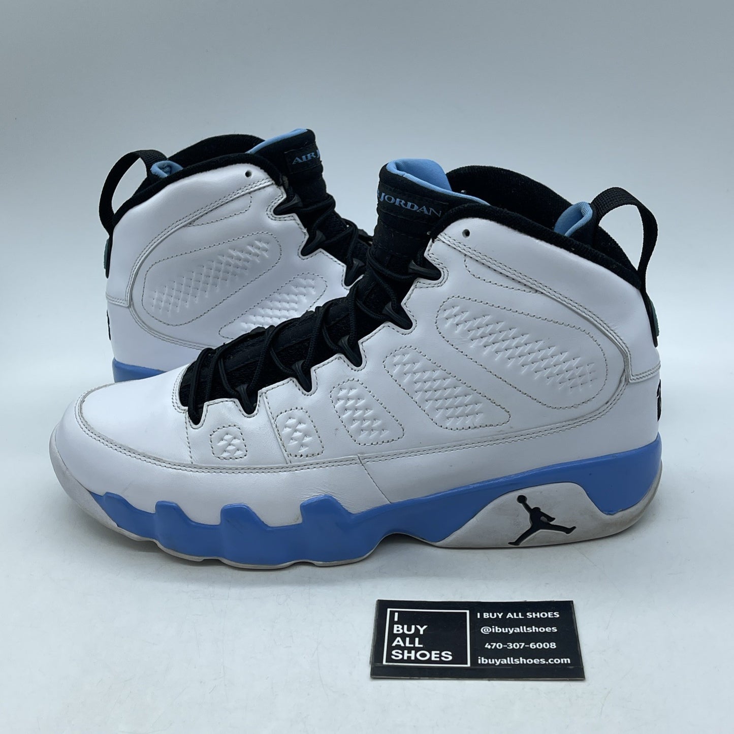 Size 12 - Air Jordan 9 Retro 2010 Powder Blue (302370-103)