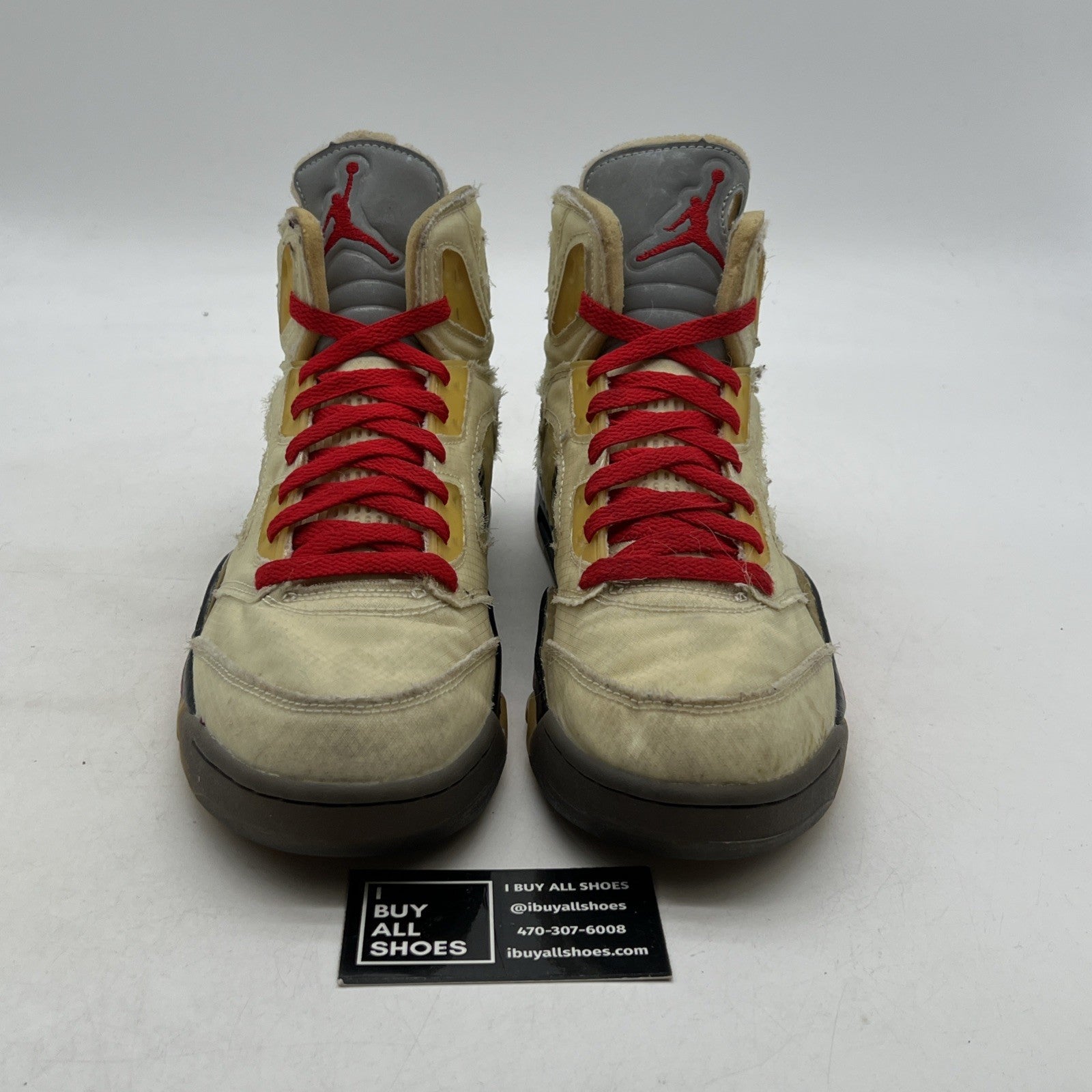 Size 10 - Air Jordan 5 SP x Off-White Mid Sail (DH8565-100)