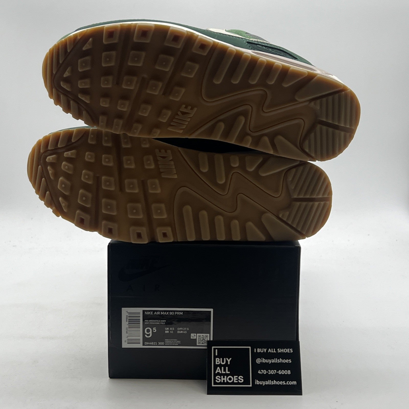 Size 9.5 - Nike Air Max 90 Premium Pro Green (DH4621-300)