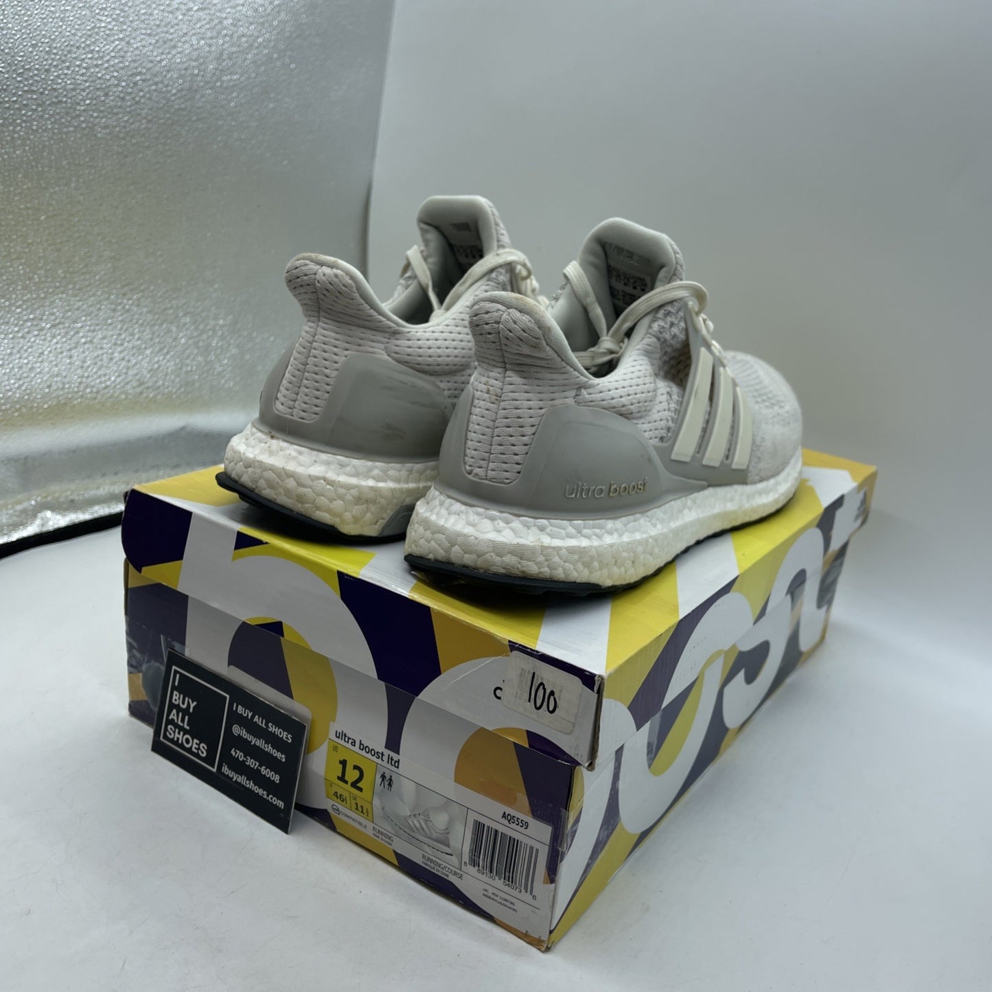 Size 12 - Adidas UltraBoost 1.0 Limited Cream (AQ5559)
