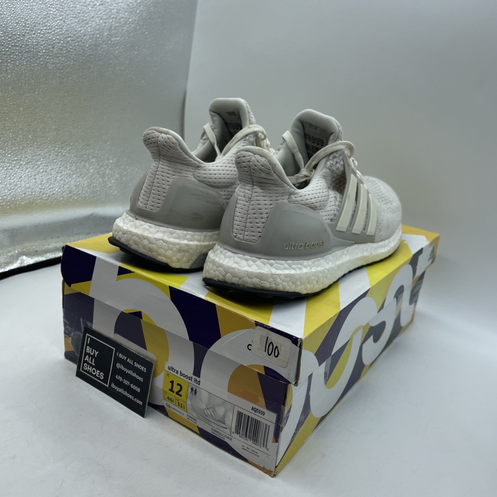 Size 12 - Adidas UltraBoost 1.0 Limited Cream (AQ5559)