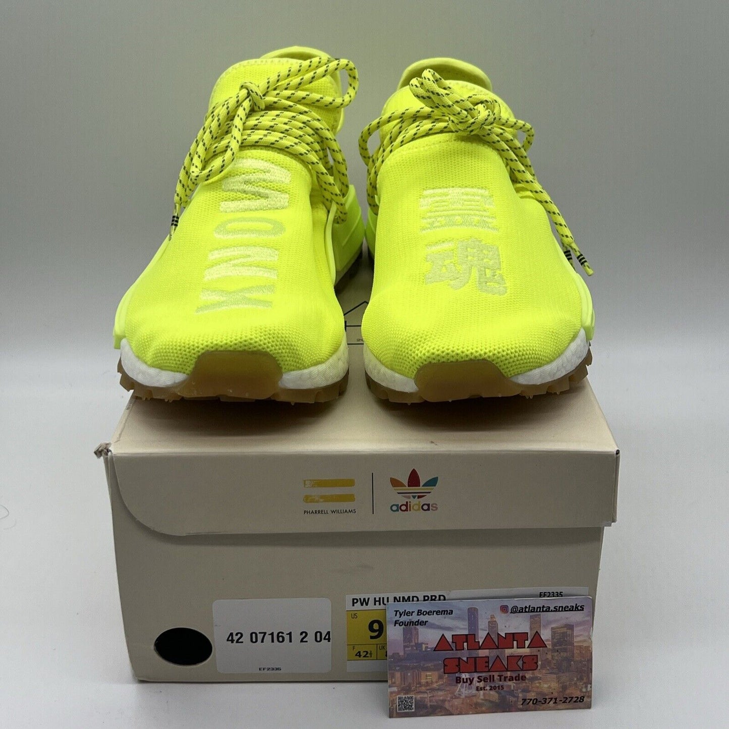 Size 9 - adidas Pharrell x NMD Human Race Trail PRD Know Soul Brand New Og All