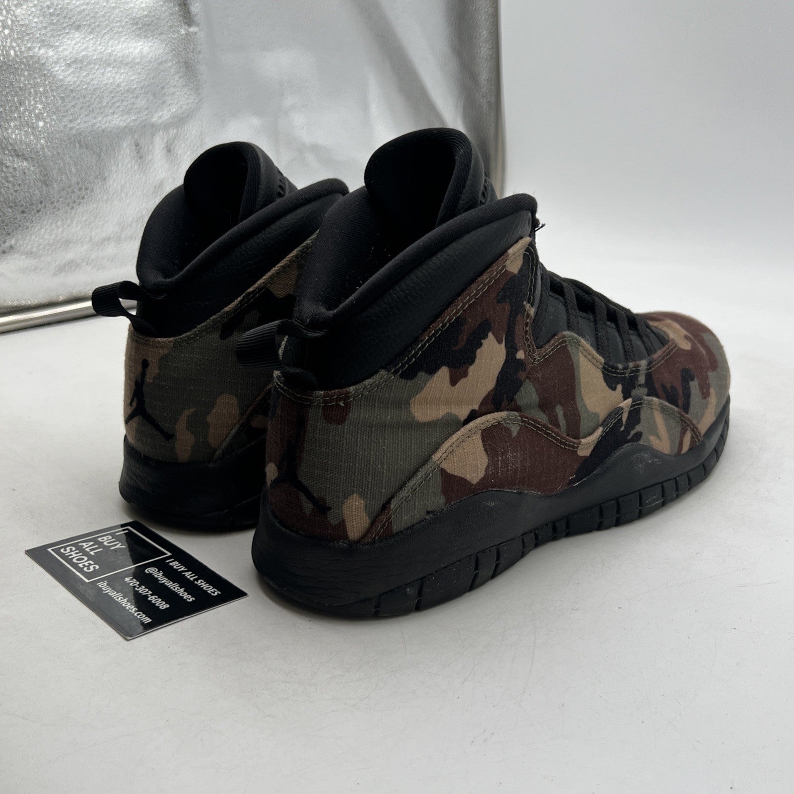 Size 10.5 - Air Jordan 10 Retro Woodland Camo (310805-201)