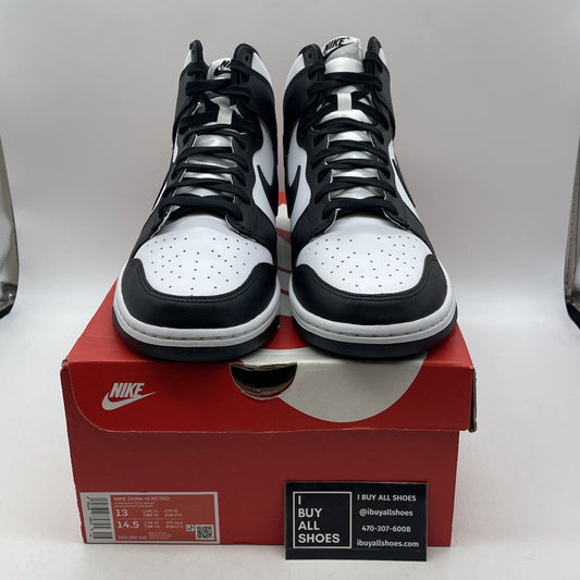 Size 13 - Nike Dunk High Black White (DD1399105)