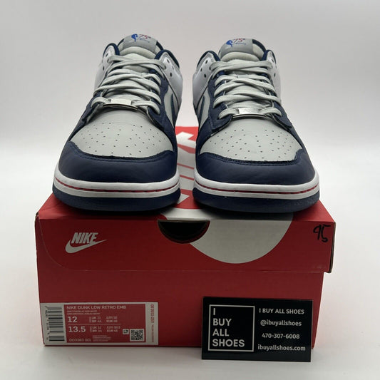 Size 12 - Nike NBA x Dunk EMB Low 75th Anniversary - Nets (DD3363-001)