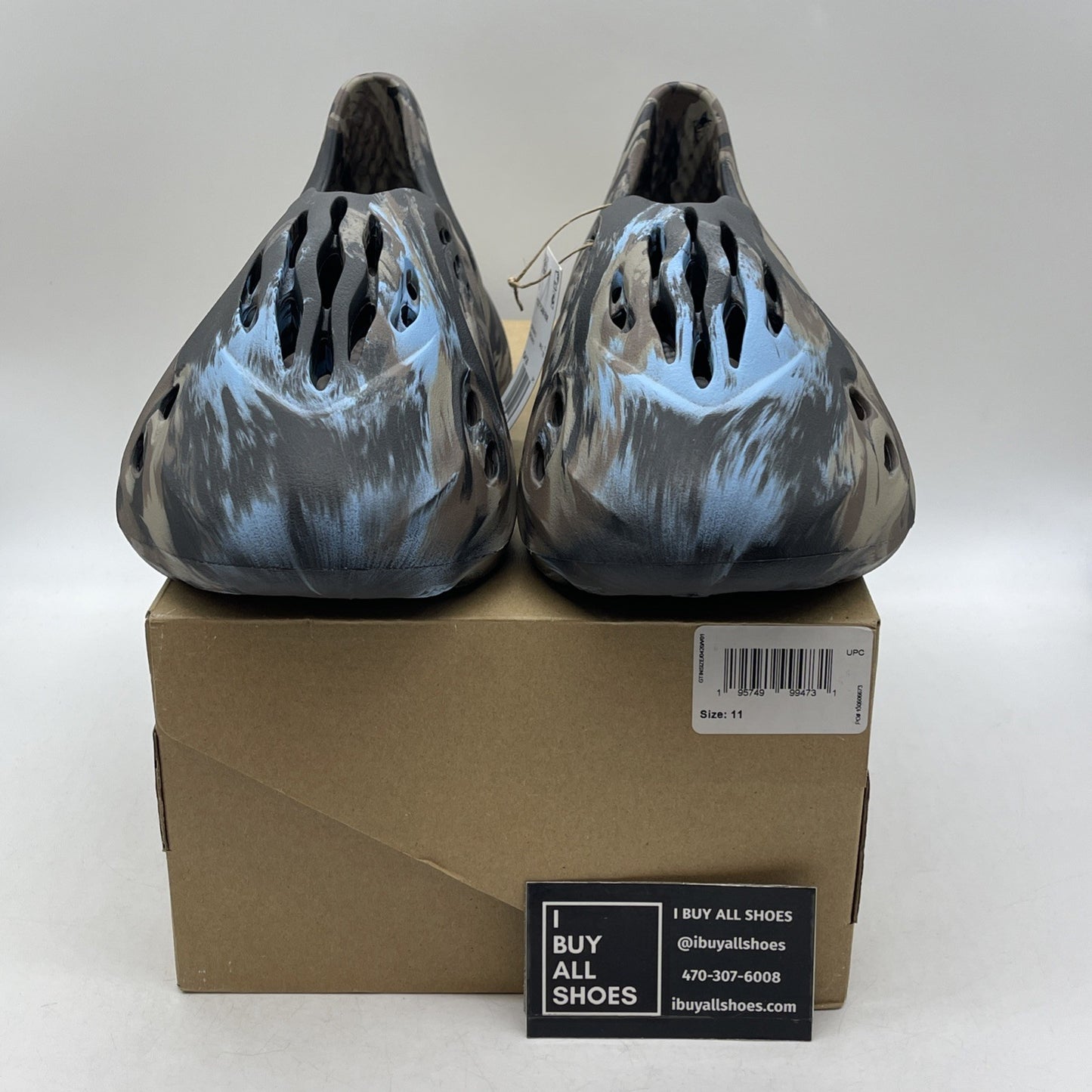 Size 11 - Foam Runner Mx Cinder Black Brown Blue Rubber (ID4126)