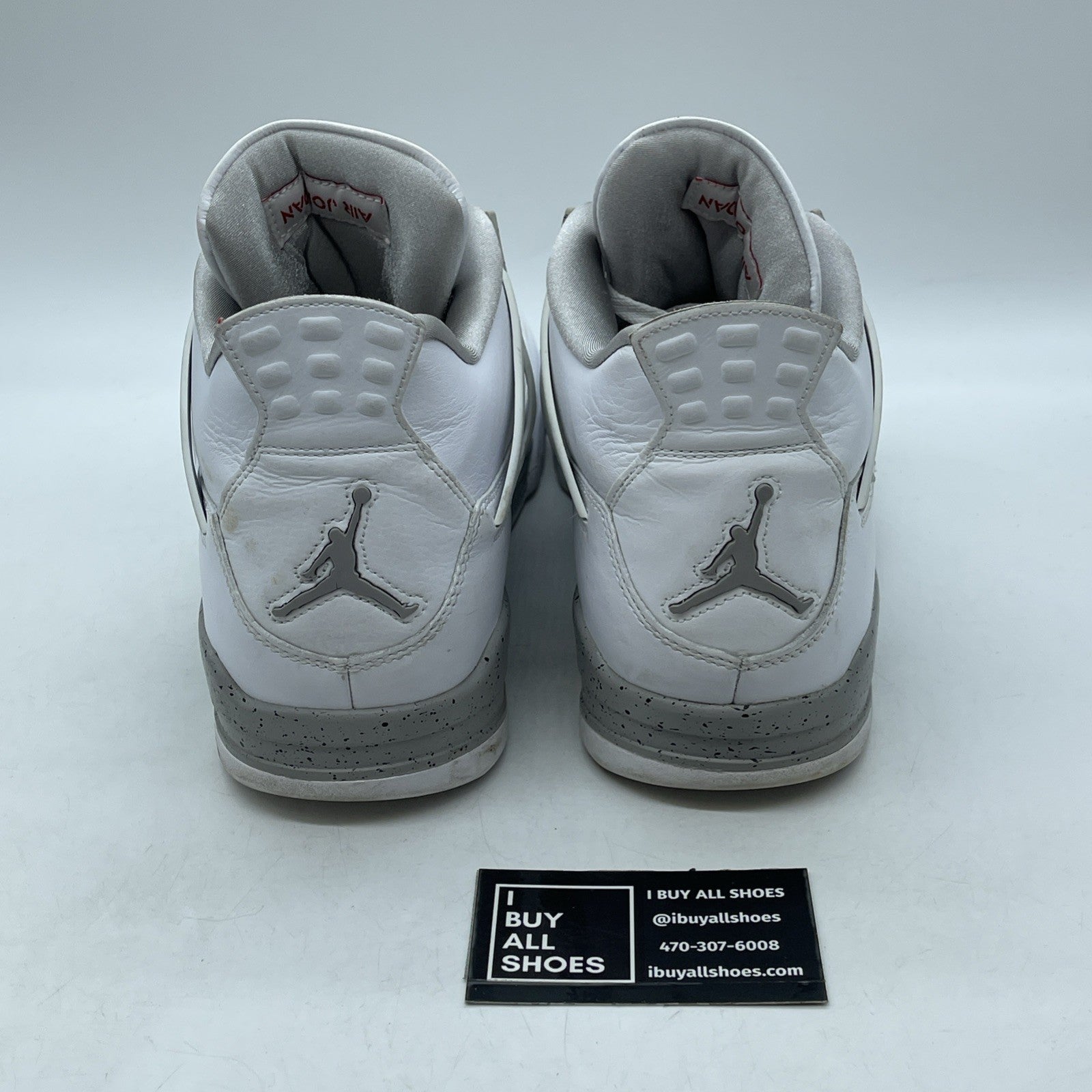 Size 13 - Jordan 4 Retro Mid White Oreo Grey Leather (CT8527-100)
