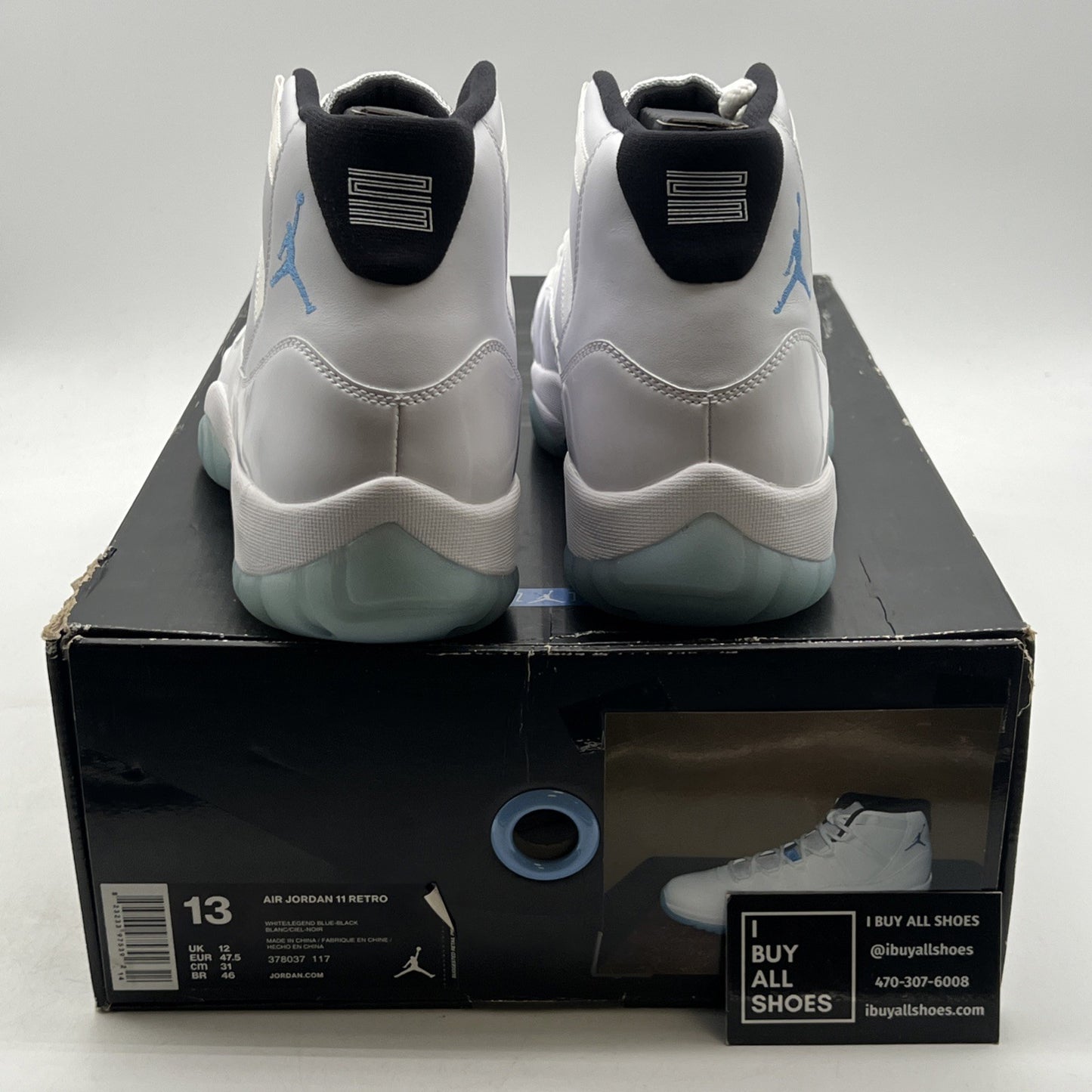 Size 13 - Air Jordan 11 Retro High Legend Blue (378037-117)